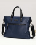 Beixideng Oxford Casual Quality Waterproof Fabric Messenger Shoulder Handbag - Blue