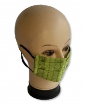 2-Pcs Multi Usage Anti-Dust Anti-Cold Cotton Protective Face Mask - Green