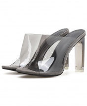 Women's Transparent Slide Heel