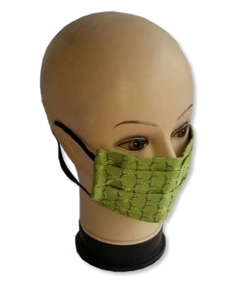 2-Pcs Multi Usage Anti-Dust Anti-Cold Cotton Protective Face Mask - Green