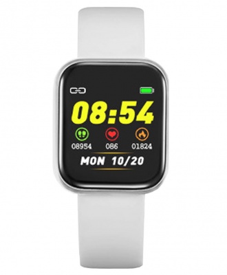 Health Monitoring Waterproof Multi-function Smartwatch IP67 - White