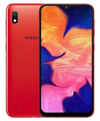 Samsung Galaxy A10 (6.2-Inch, 32GB + 2GB RAM, Red)