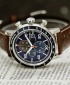 Men's Waterproof Chronograph Leather Watch