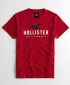 Hollister Cotton Short Sleeve T-Shirt - Red