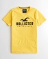 Hollister Cotton Short Sleeve T-Shirt - Yellow