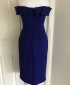 Debs Blue Wrap Pencil Dress