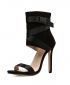 Women's Classy Thin High Heeled Roman Pumps Sandals - Black