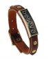 Believe Men's Fashion Leather Bracelet - Brown