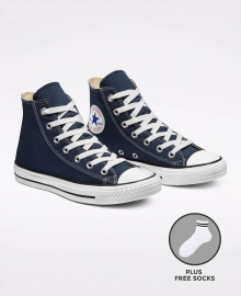 Converse All Star Unisex High Top Sneakers Shoes - Navy