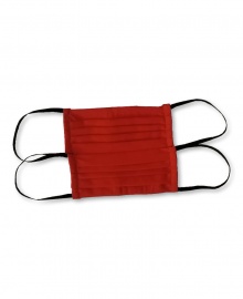 2-Pcs Double-Sided Protective Cotton Face Mask - Red