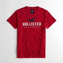 Hollister Cotton Short Sleeve T-Shirt - Red