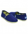 TOMS Womens Classic Canvas Casual Slip-On Shoes - Navy